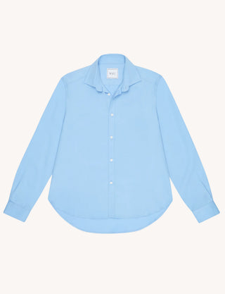 The Oversized: Chambray, Light Blue With Nothing Underneath The Oversized: Chambray, Light Blue With Nothing Underneath