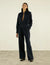 Rampling Trouser: Seersucker, Navy Blue