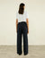 Rampling Trouser: Seersucker, Navy Blue