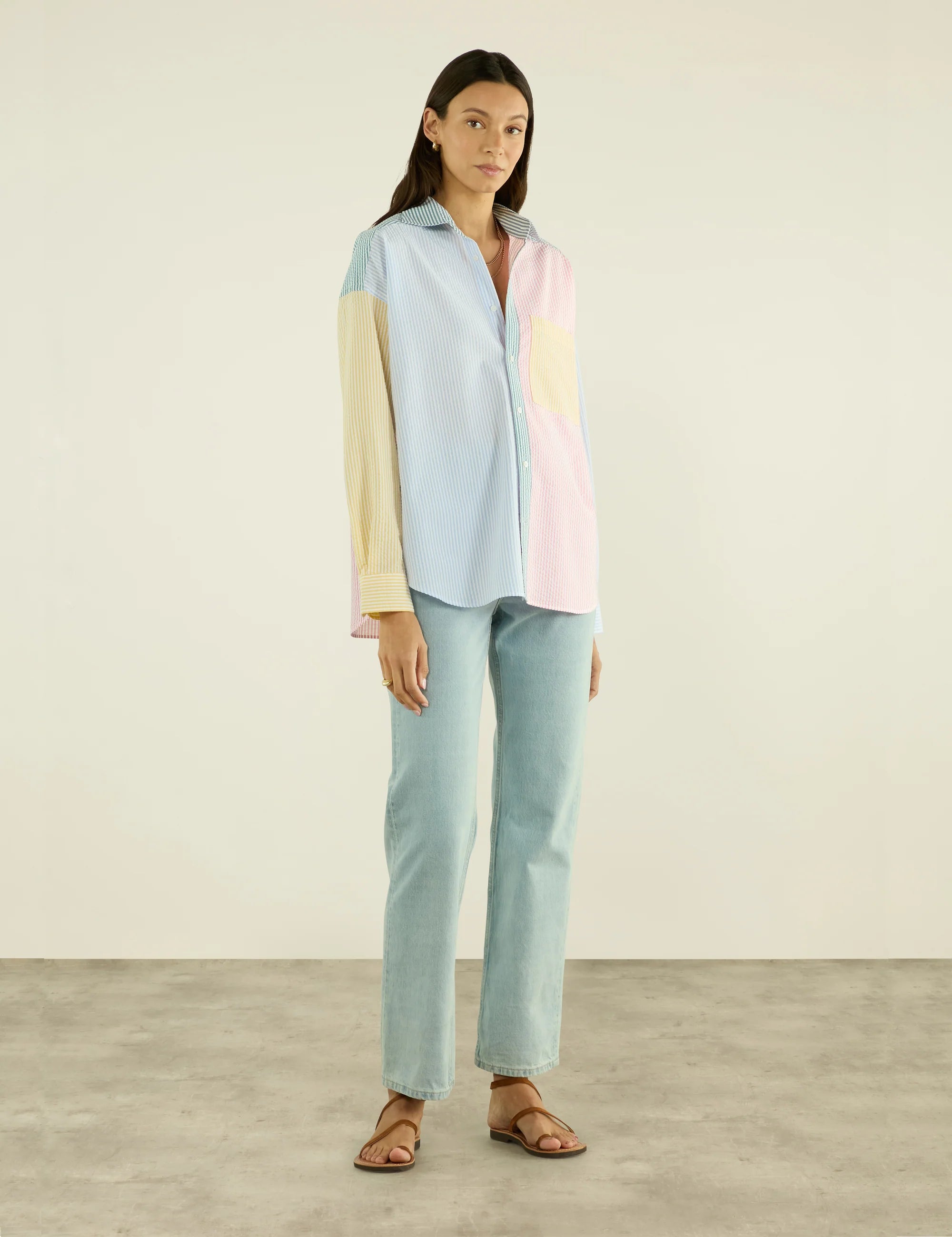 The Weekend: Seersucker, Multi Patchwork