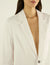 Hutton Blazer: Linen, Ivory