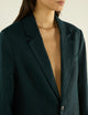 Hutton Blazer: Linen, Navy Blue