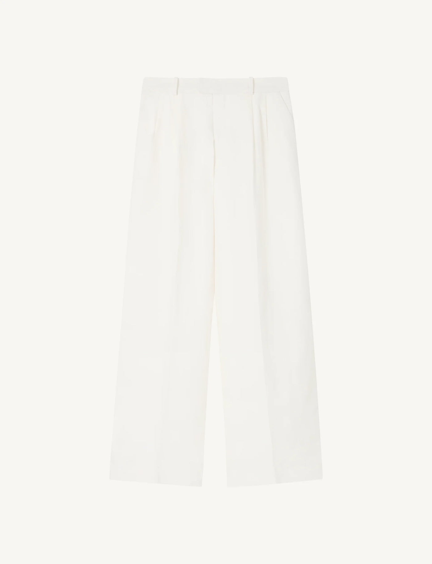 Rampling Trouser: Linen, Ivory