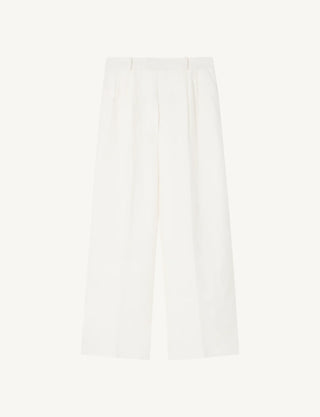 Rampling Trouser: Linen, Ivory