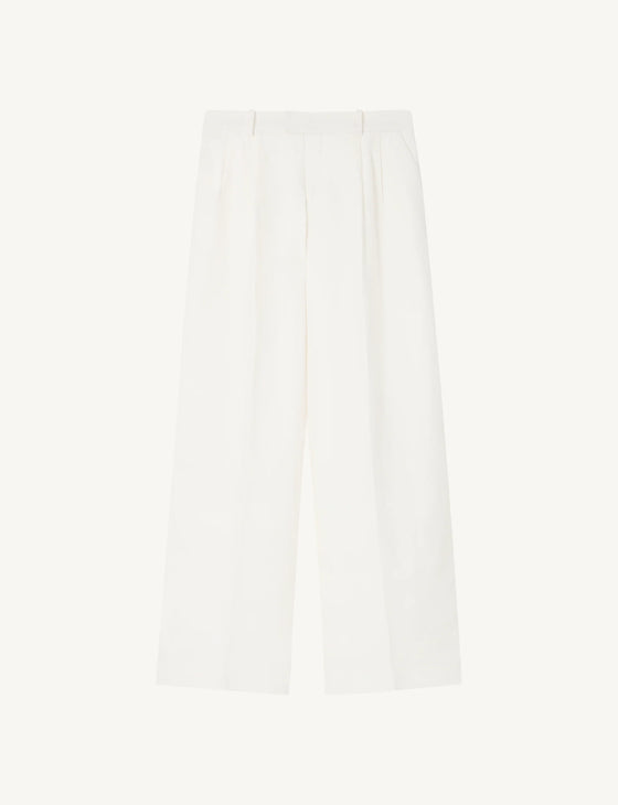 Rampling Trouser: Linen, Ivory