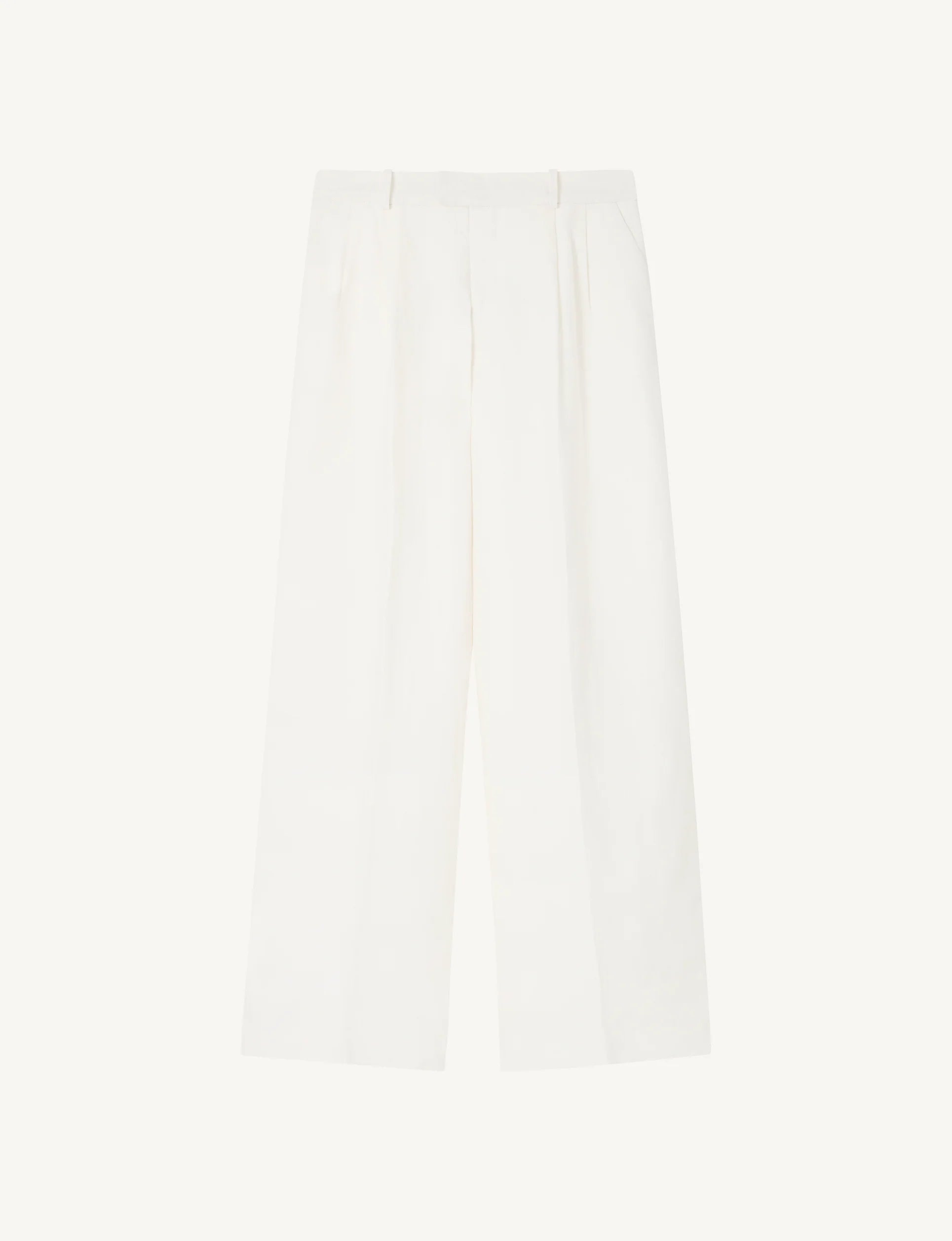 Rampling Trouser: Linen, Ivory