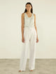 Rampling Trouser: Linen, Ivory