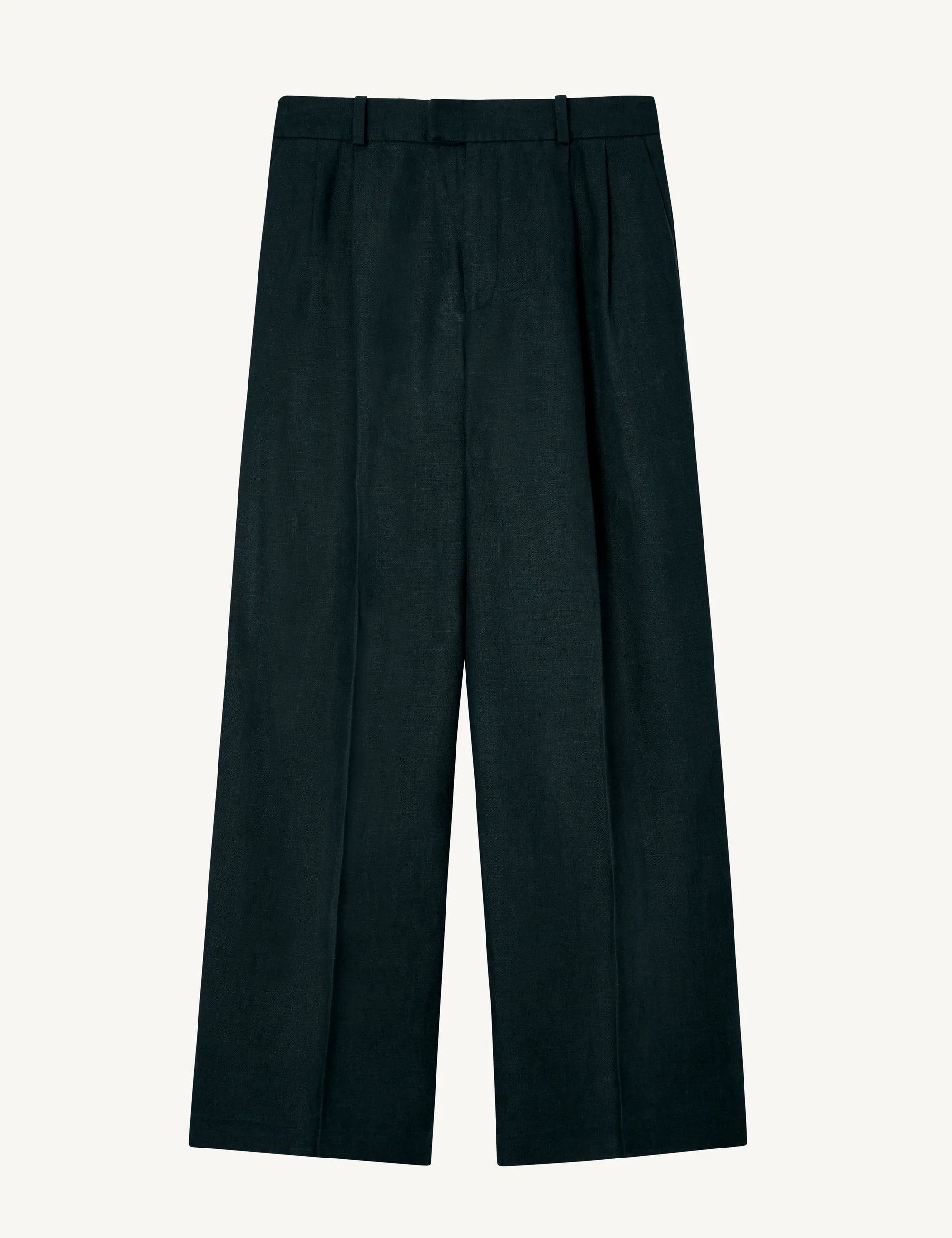 Rampling Trouser: Linen, Navy