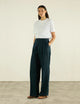 Rampling Trouser: Linen, Navy