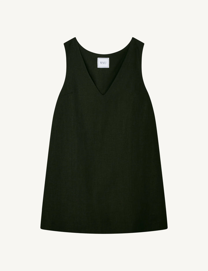 Sloane Dress: Linen, Black – With Nothing Underneath