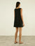 Sloane Dress: Linen, Black