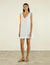 Sloane Dress: Linen, Red