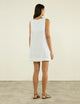 Sloane Dress: Linen, White