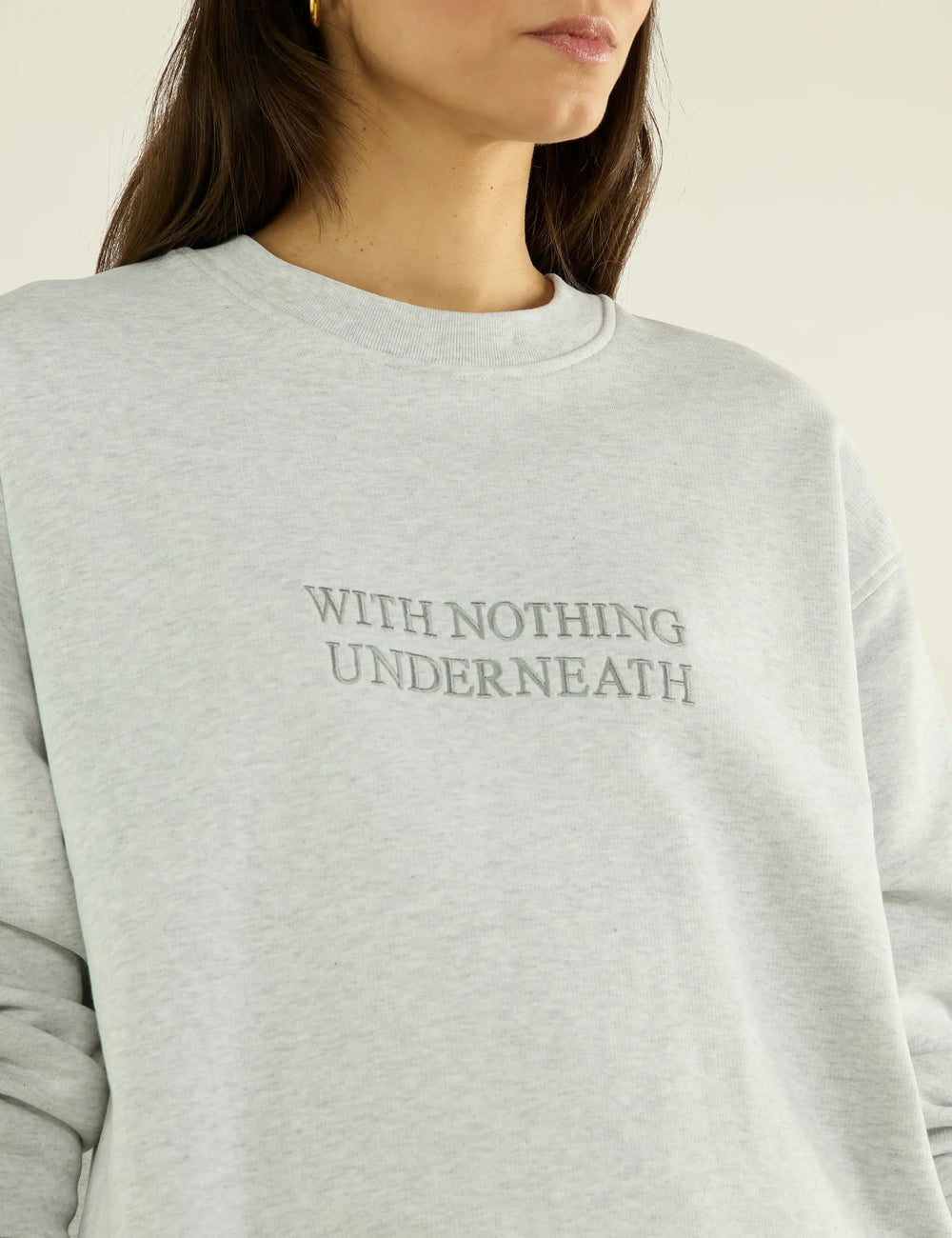 Spencer Sweatshirt: Cotton Jersey, Grey