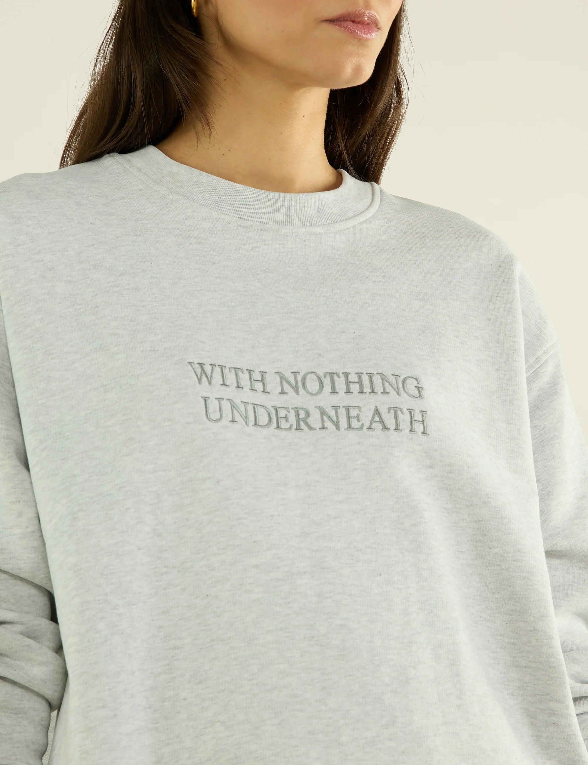 Spencer Sweatshirt: Cotton Jersey, Grey