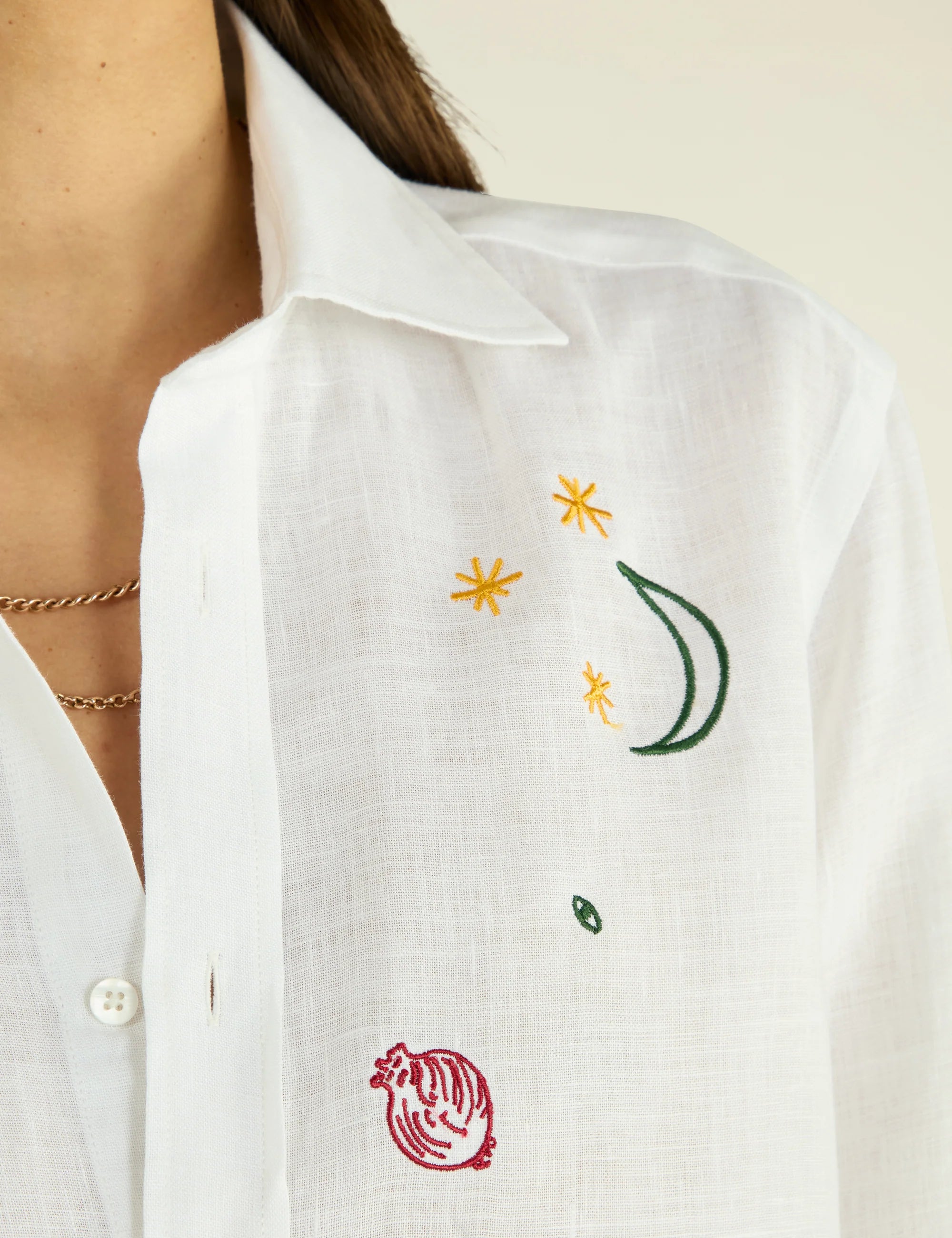 The Boyfriend: Linen, White x Bellamy Jean