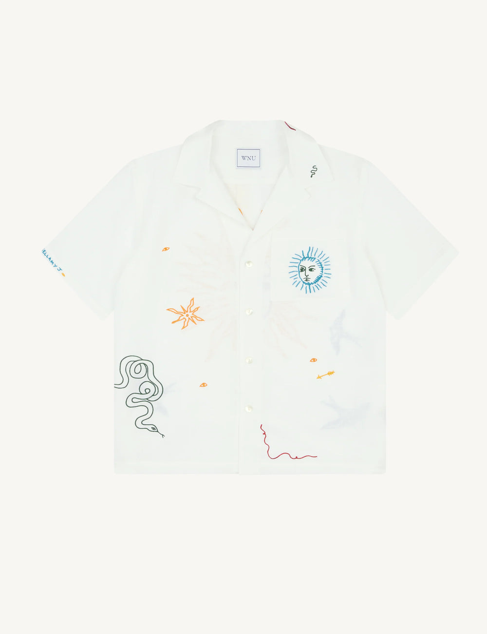 The Cabana: Linen, White x Bellamy Jean