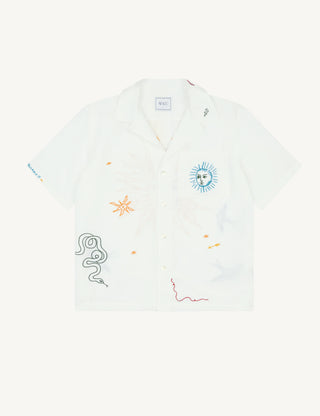 The Set: Linen White x Bellamy Jean Cabana Shirt & Boxer