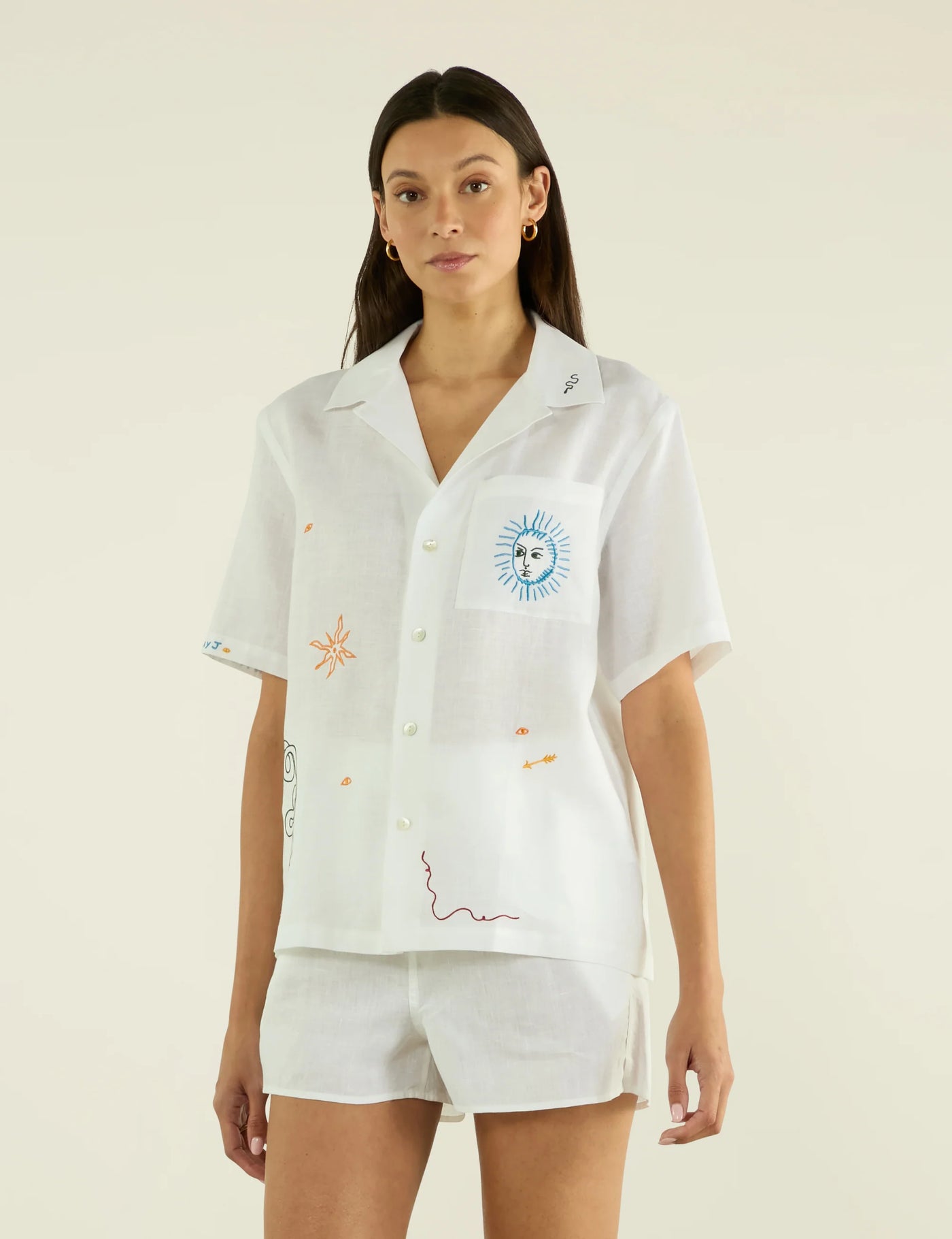 The Set: Linen White x Bellamy Jean Cabana Shirt & Boxer