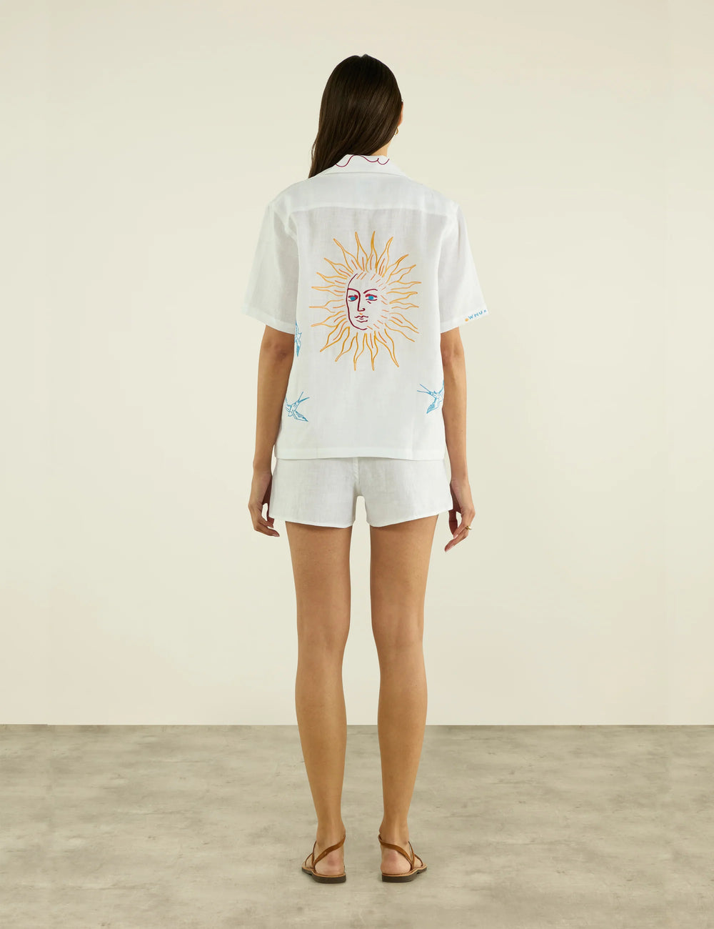 The Cabana: Linen, White x Bellamy Jean