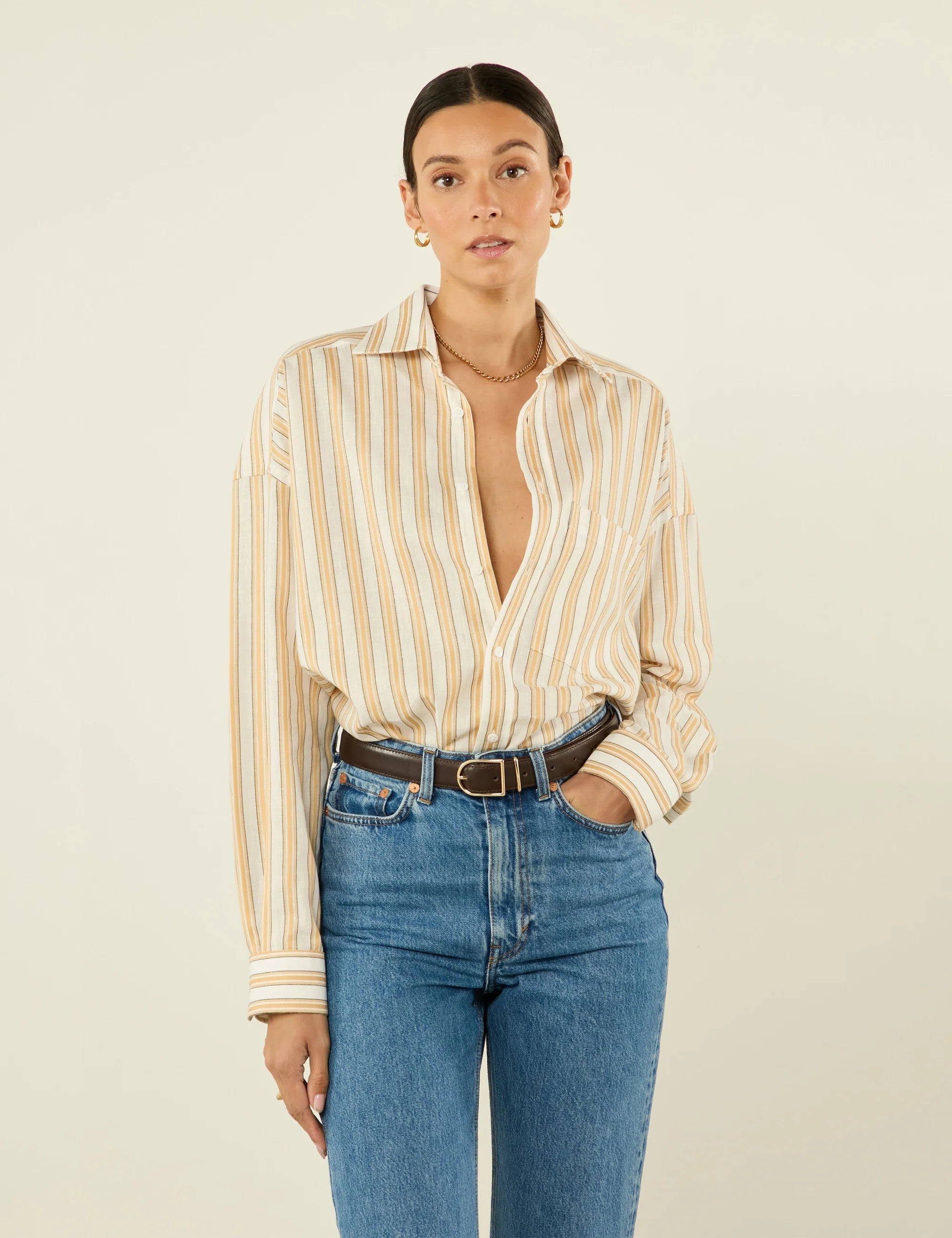 The Weekend: Weave, Mustard Multi Stripe