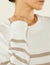 Devon Jumper: Cotton, Latte Stripe