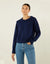 Devon Jumper: Cotton, Navy
