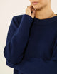 Devon Jumper: Cotton, Navy