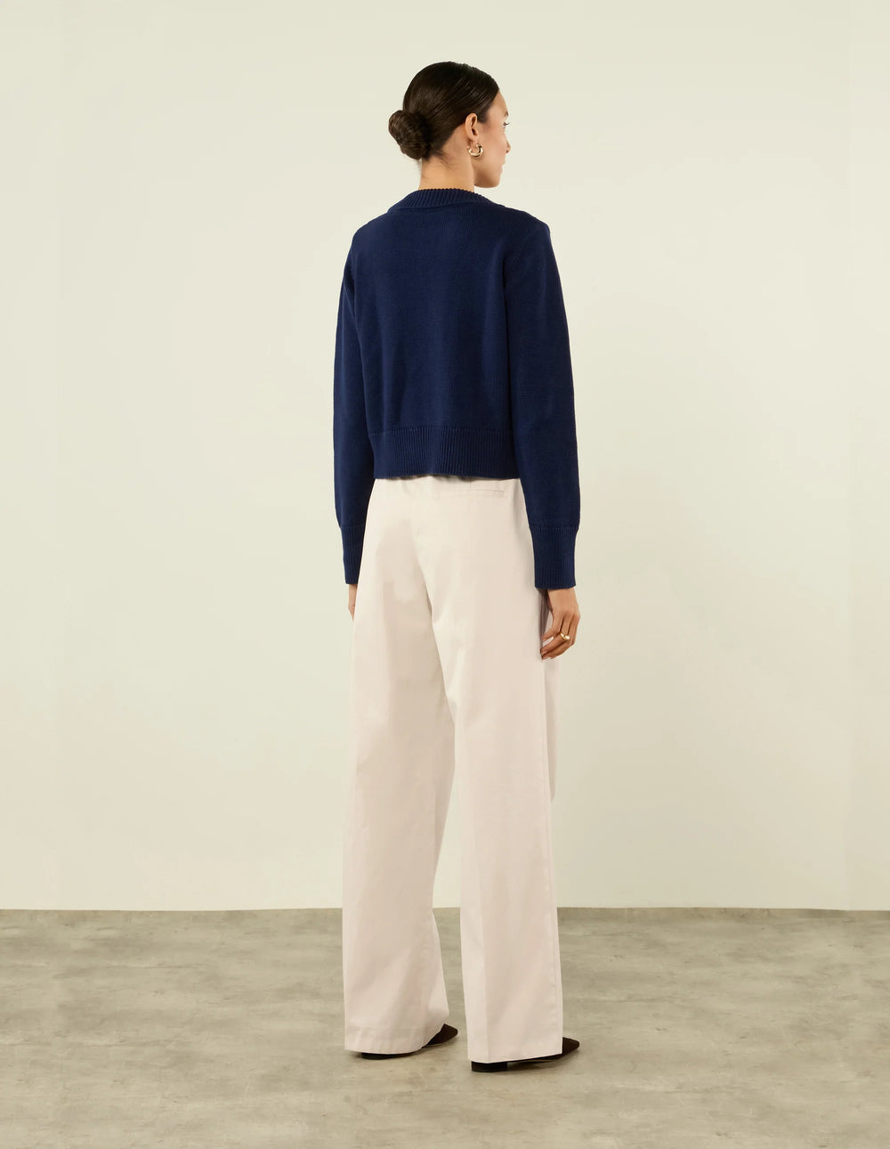 Devon Jumper: Cotton, Navy