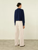 Devon Jumper: Cotton, Navy