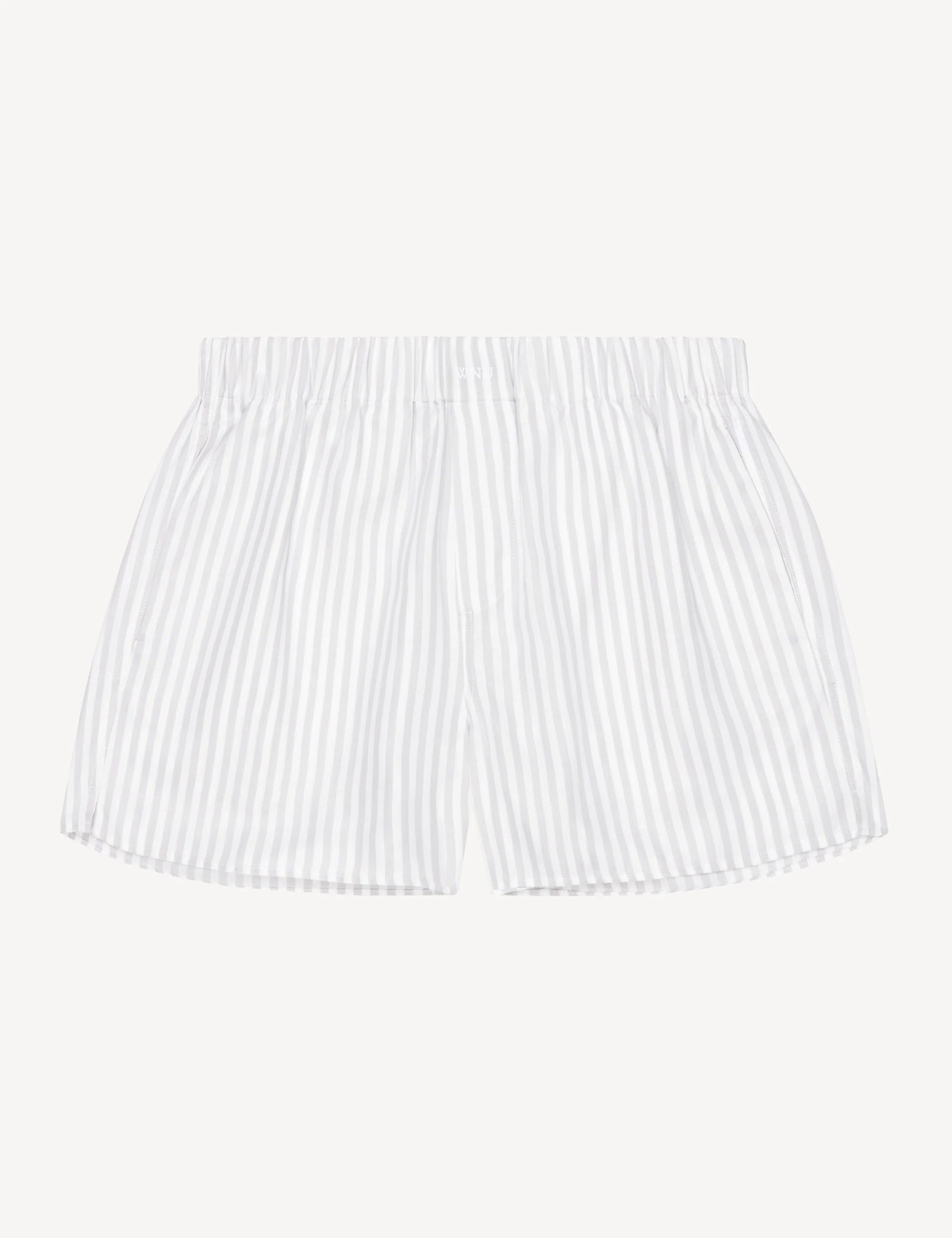 The Boxer: TENCEL™ Lyocell, Silver Stripe