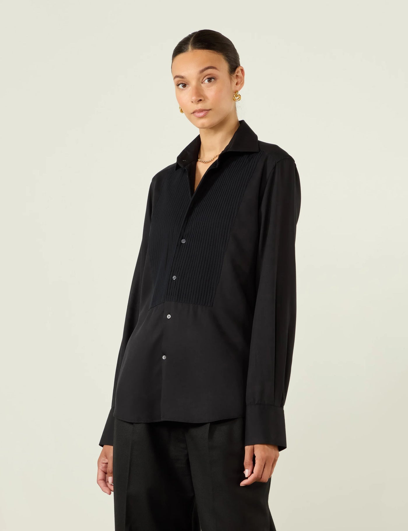 The Dress Shirt: Tencel Lyocell, Black