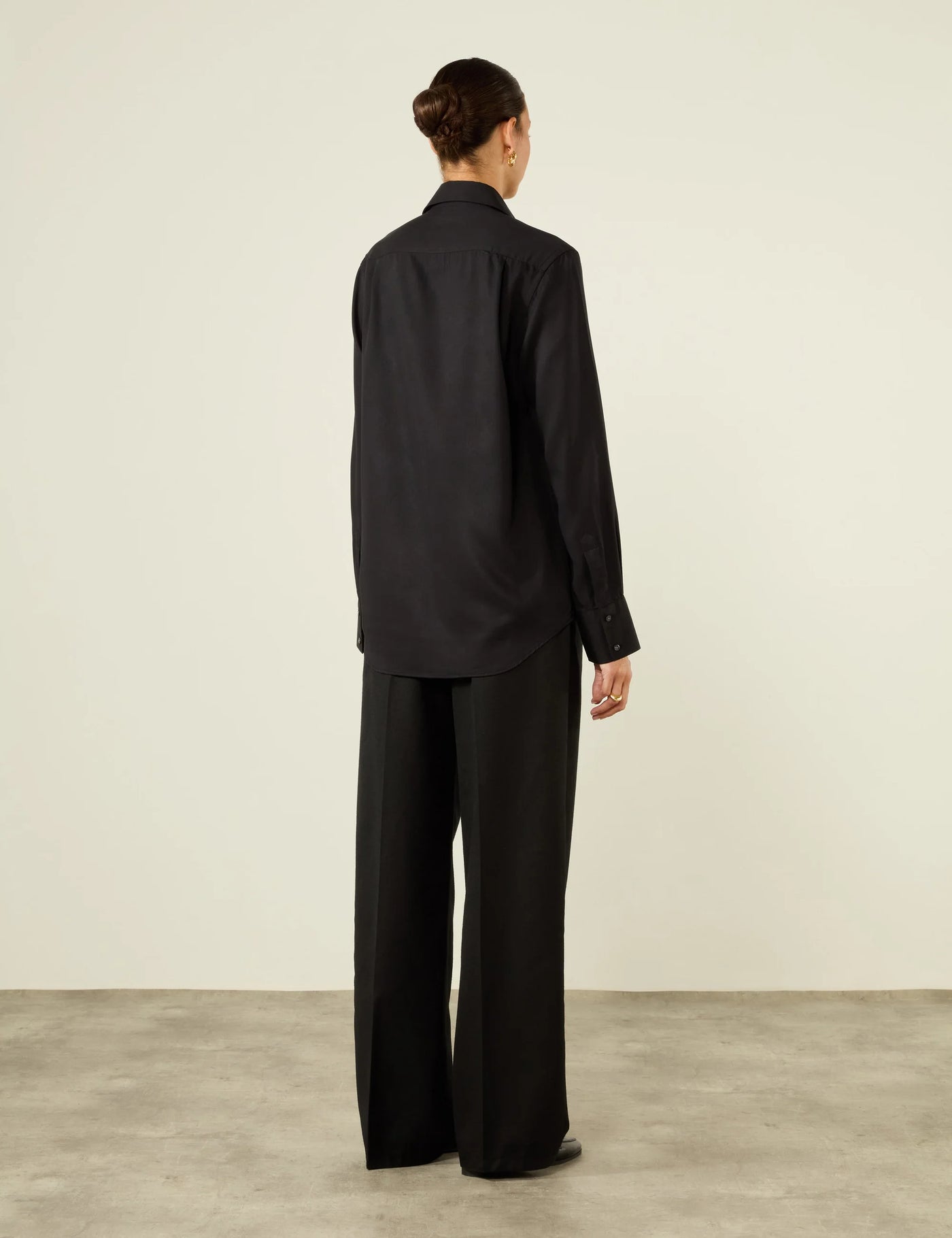 The Dress Shirt: TENCEL™ Lyocell, Black