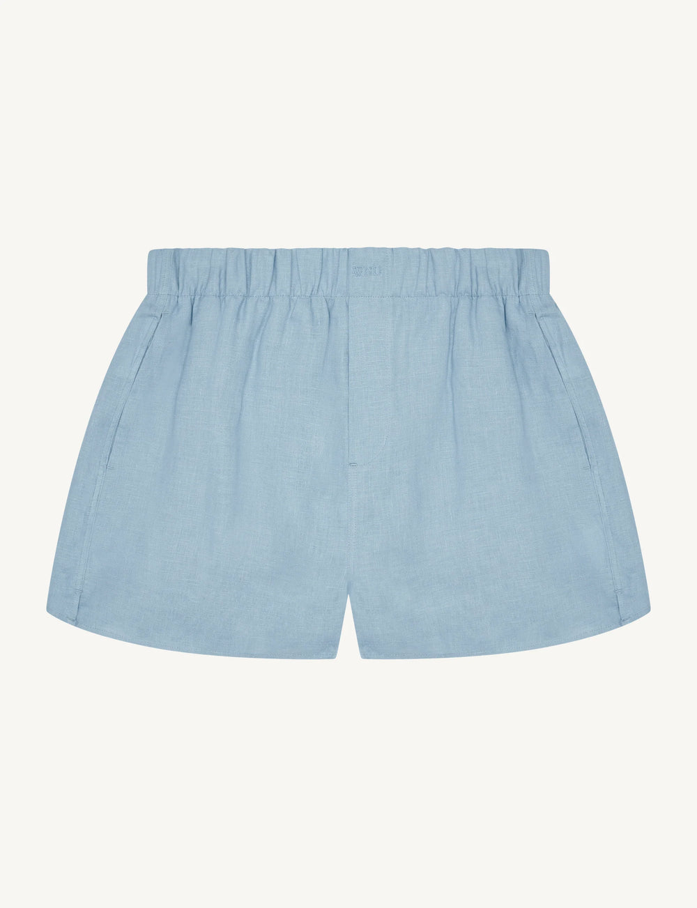 The Boxer: Linen, Storm Blue