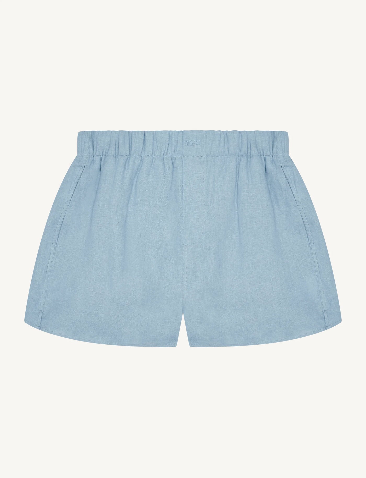 The Boxer: Linen, Storm Blue