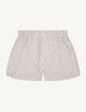The Set: Seersucker, Mocha Stripe Shirt & Boxer Shorts