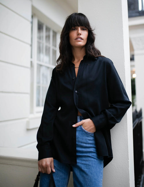 The Boyfriend: TENCEL™ Lyocell, Black