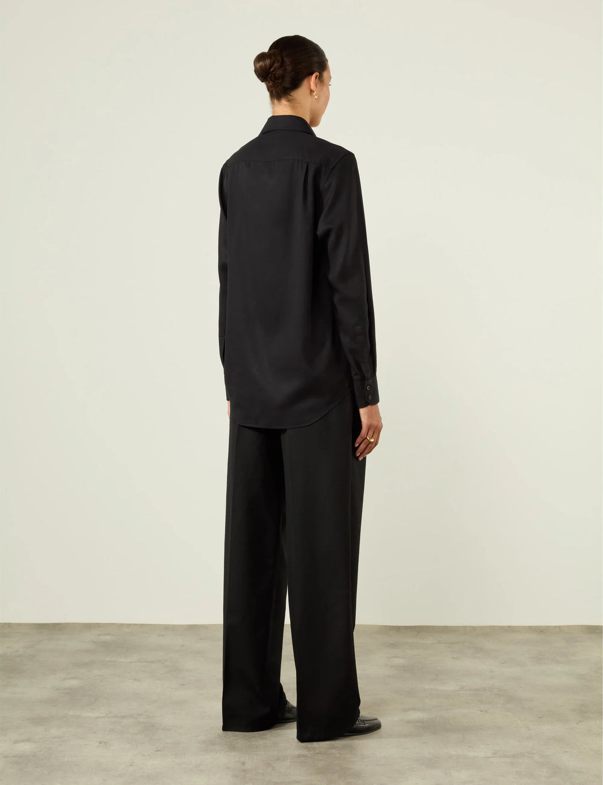 The Boyfriend: TENCEL™ Lyocell, Black – With Nothing Underneath