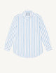 The Boyfriend: Linen, Blue Stripe