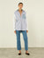 The Oversized: Chambray, Blue Patchwork