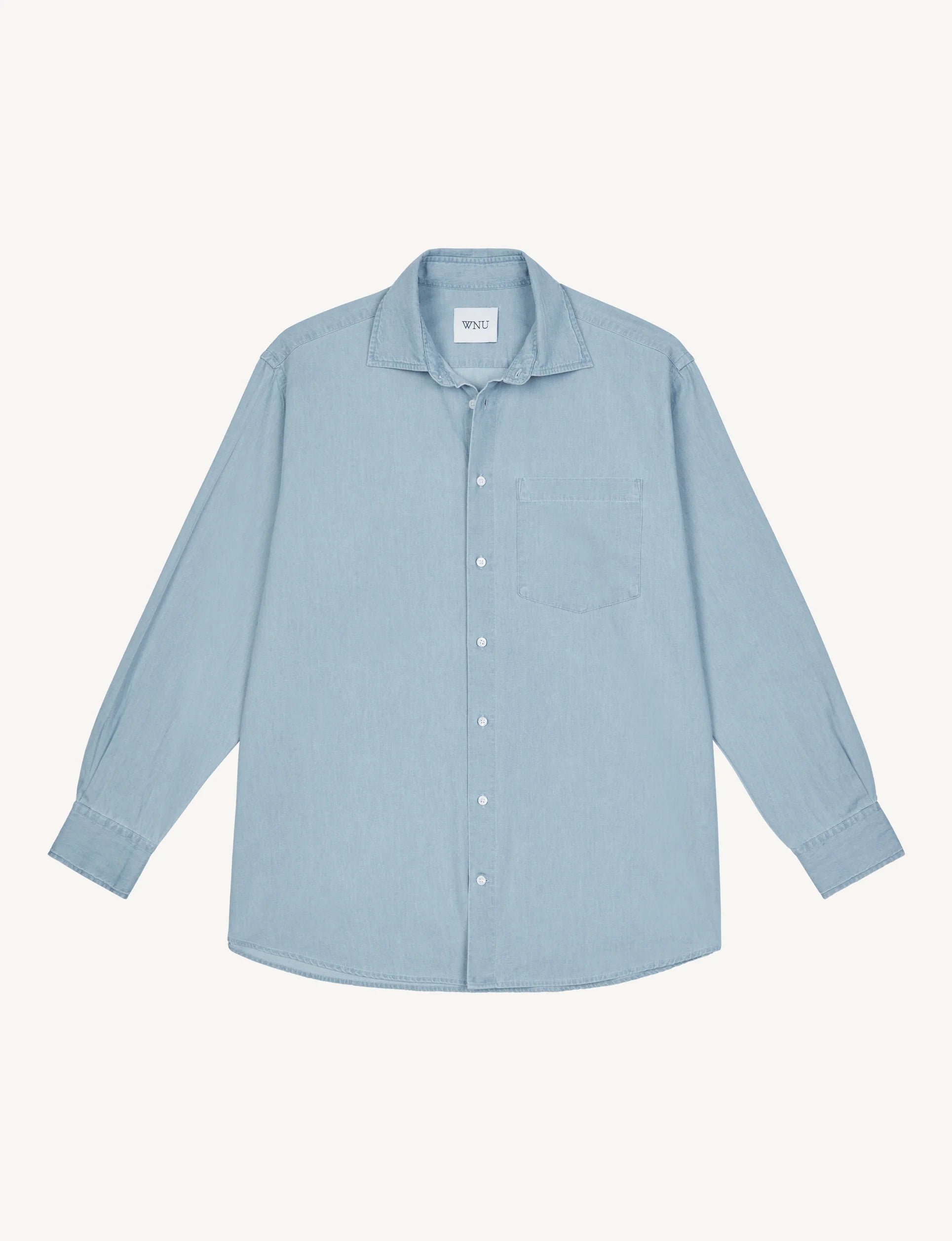 The Oversized: Chambray, Light Blue