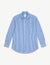 The Boyfriend: Fine Poplin, Royal Blue Stripe