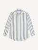 The Boyfriend: TENCEL™ Lyocell, Charcoal Stripe