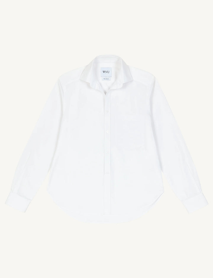 The Classic: Fine Poplin, White