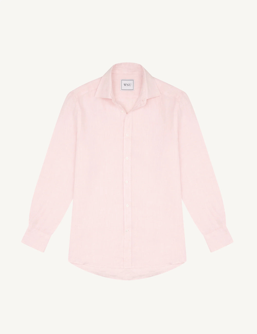 The Boyfriend: Linen, Grapefruit Pink