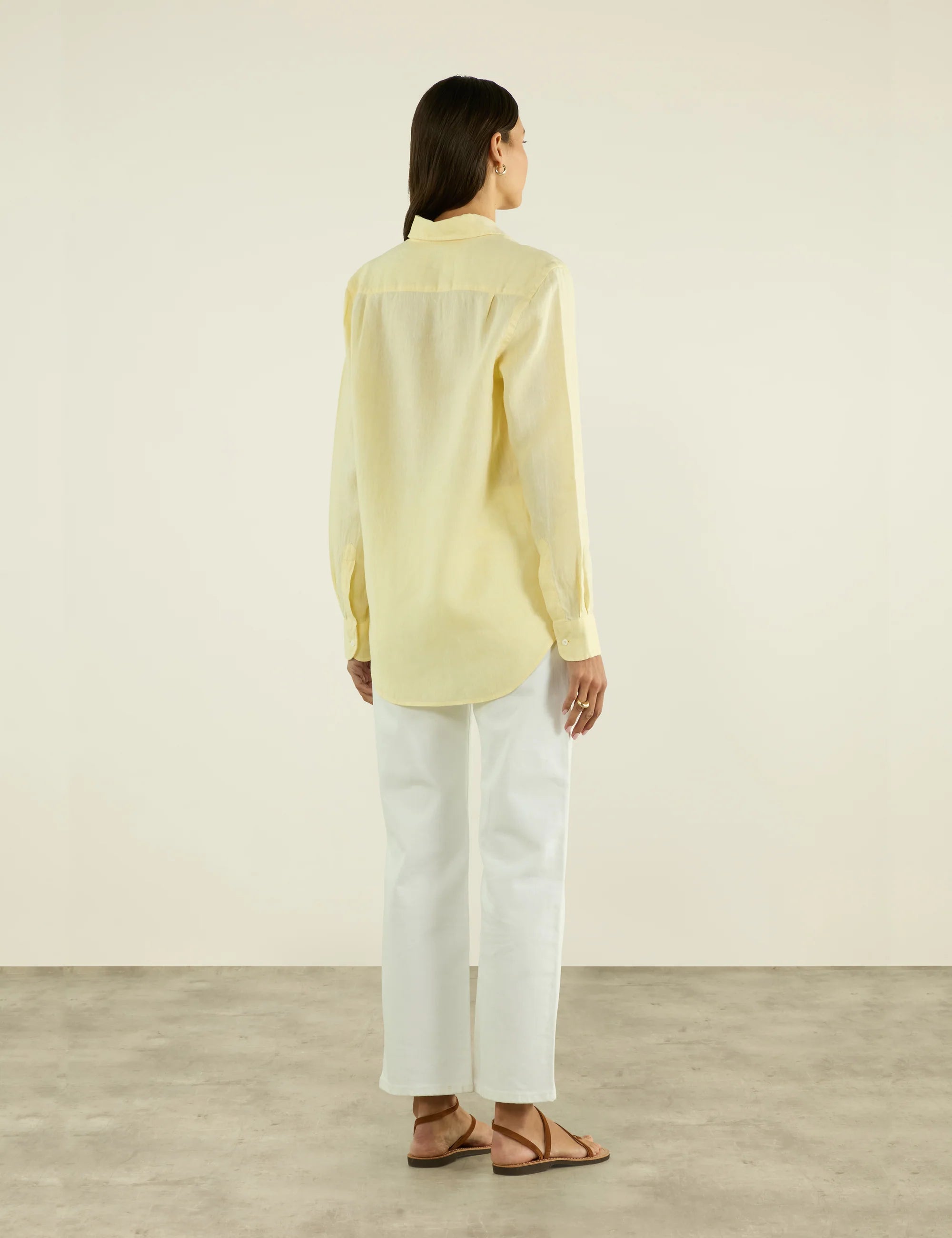 The Boyfriend: Linen, Lemon Yellow