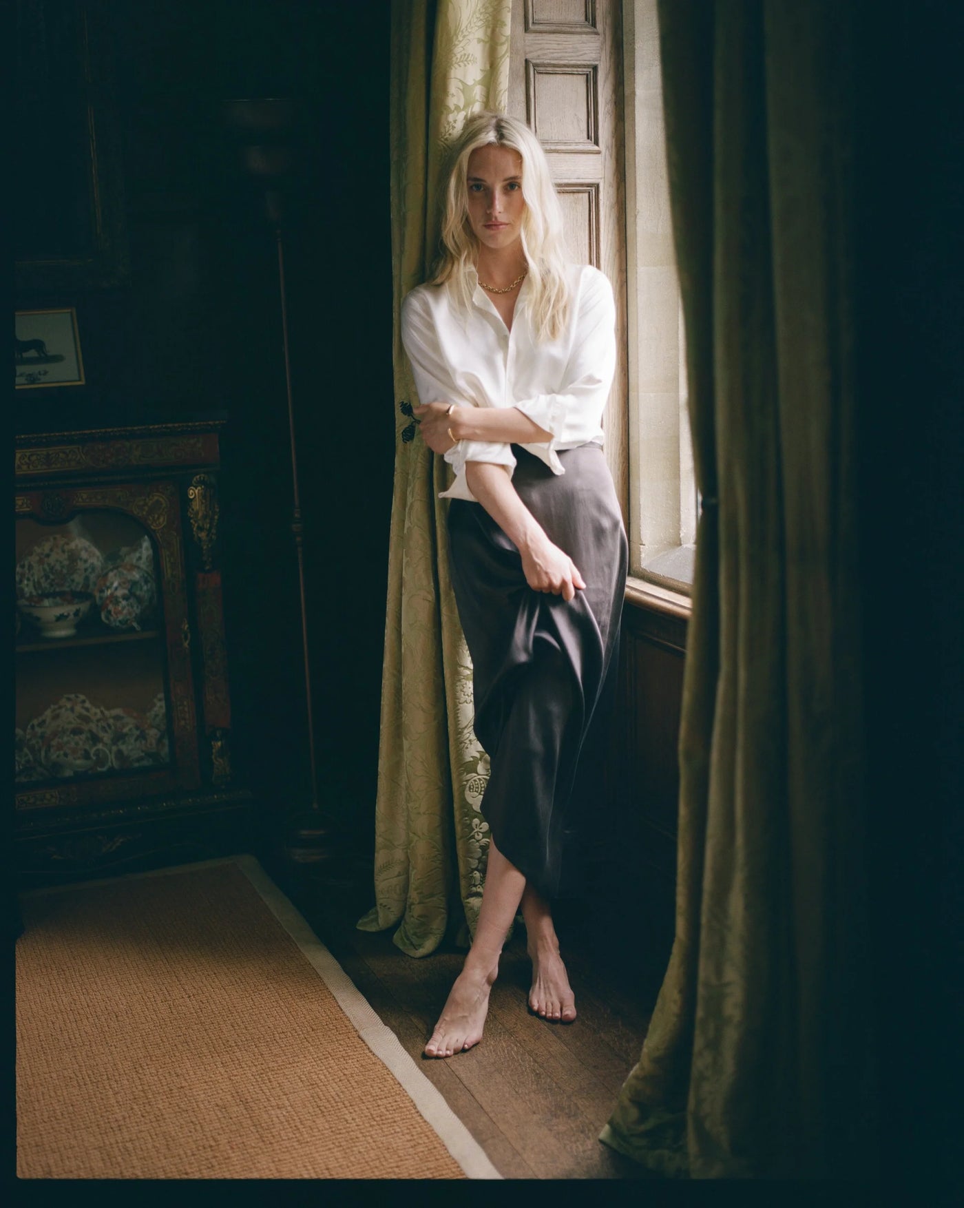The Boyfriend: Silk Satin, Pearl
