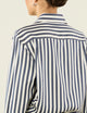 The Boyfriend: TENCEL™ Lyocell, Navy Blue Stripe