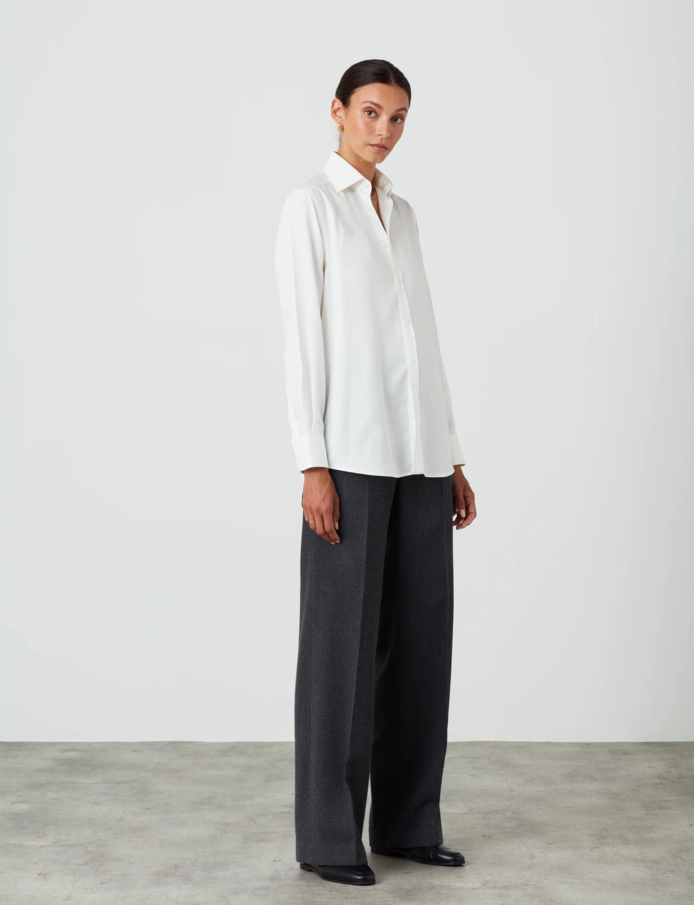 The Boyfriend: TENCEL™ Lyocell, Off-White
