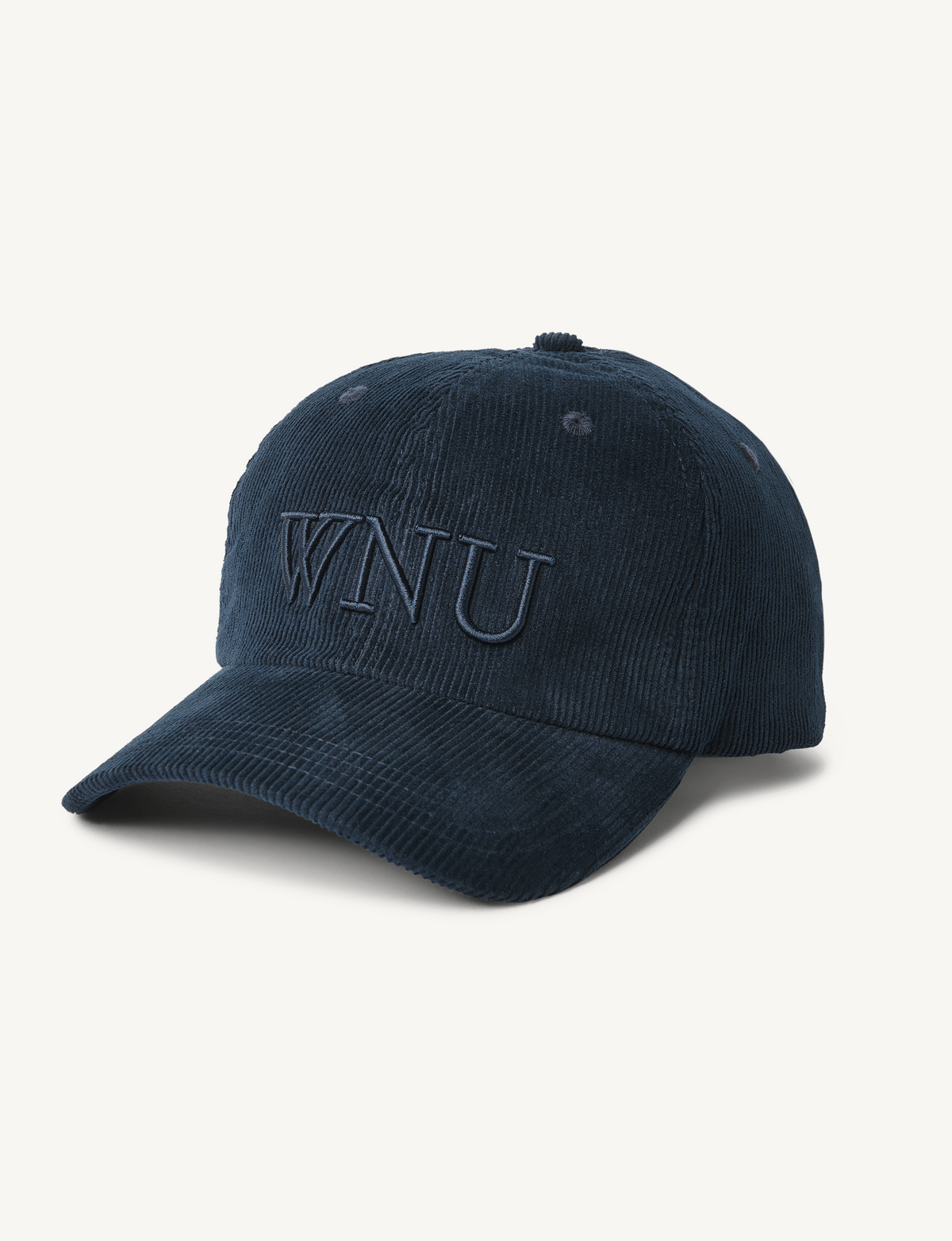 The Cap: Cotton Corduroy, Navy Blue – With Nothing Underneath